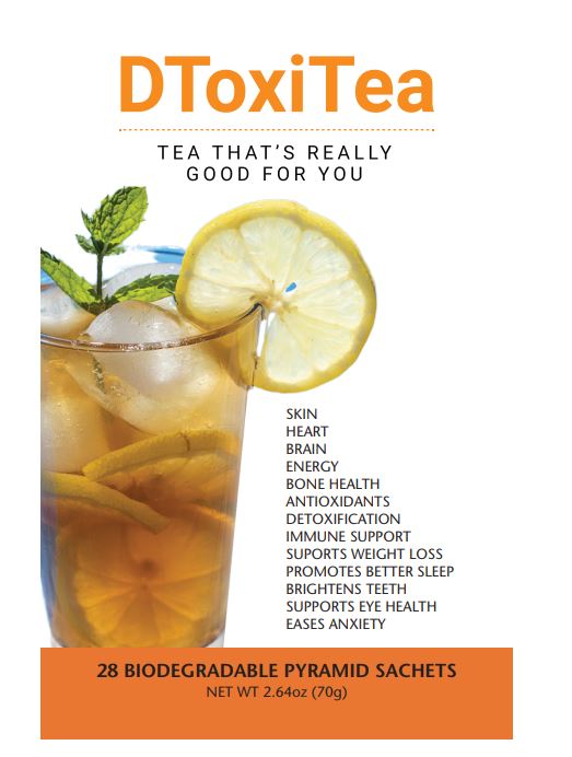 3 (28 day) packages DToxitea cleansing detox support